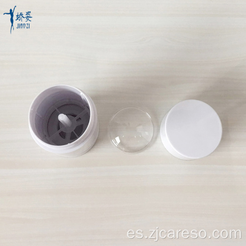 Envase desodorante en barra vacío blanco brillante de 75 ml